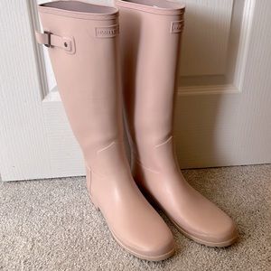 Pink Hunter Rain Boots